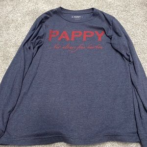Long sleeve navy Pappy Bourbon  men’s small  T-shirt